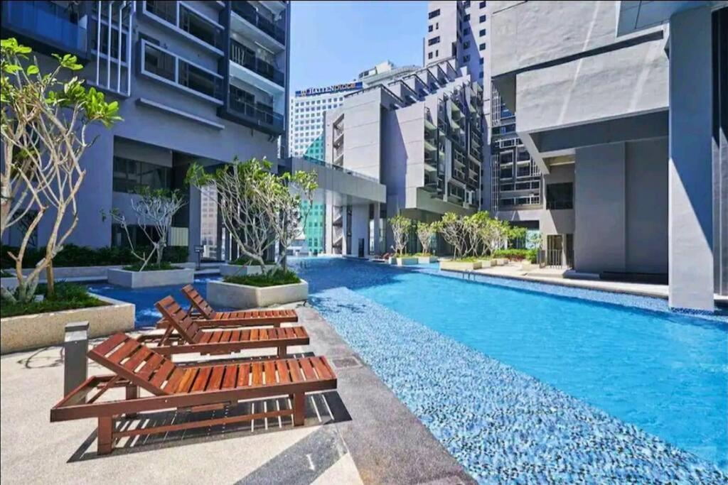 Sunsetfullyseaview#Netflix#Sofabed#Freecarprk#4Pax#Privatebathtub#Imperioresidence Malacca Exterior foto